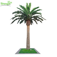 Outdoor landscape artificial date palm tree 