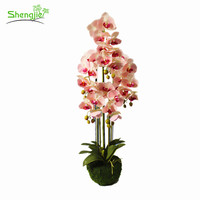 Real touch wedding artificial orchid flower plant 