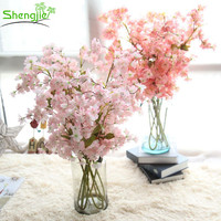 Artificial cherry blossom flower tree branch for centerpieces