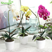 Office artificial orchid bonsai,Fake orchid bonsai