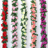 Artificial flower rattan, artificial rattan for wedding decoration