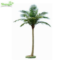 Outdoor artificial large coconut tree 