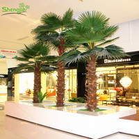 Landscape artificial indoor palm tree